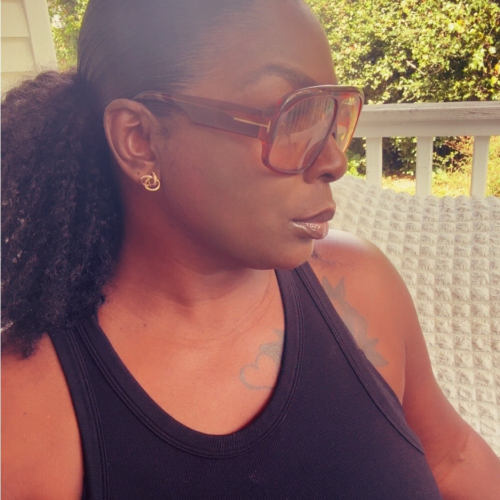 Tom Ford  Red Oversized Sunglasses